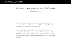 Desktop Screenshot of aboutfinancialliteracy.com